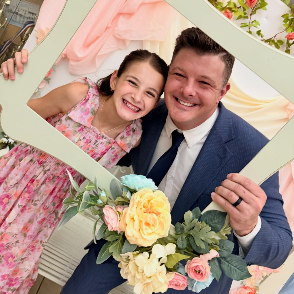 Ryan with family at a celebration